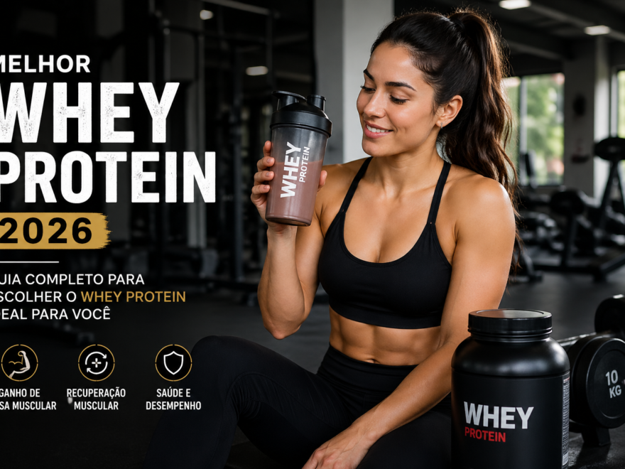 🥇 Melhor Whey Protein 2026: Growth, Dark Lab, Max Titanium, Integralmédica, Darkness, Puravida ou Vitafor?
